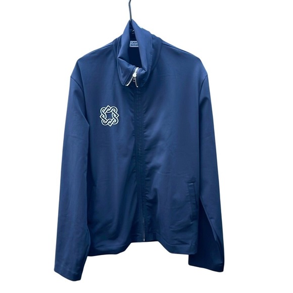 Lack of Guidance Other - Lack of Guidance Navy Blue Track Jacket Logo Full Zip Men's Size L